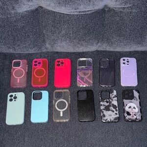 Assorted iPhone 15 Pro Cases